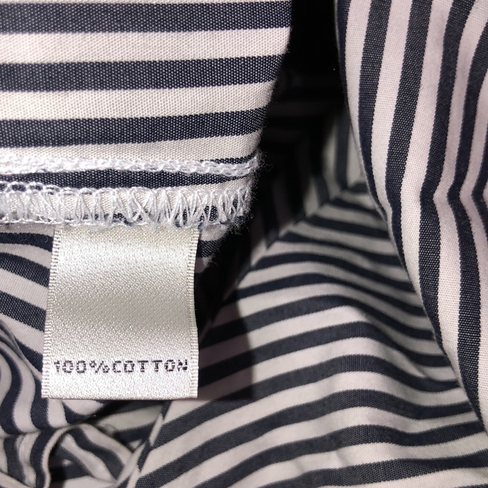 Neiman Marcus striped top size large cotton fabric - Picture 5 of 10